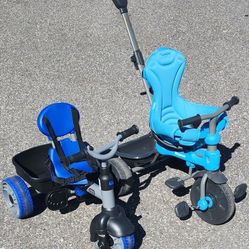 LITLLE TIKES AND JOOVY TRICYCOO TRICYCLE KIDS RIDE ON