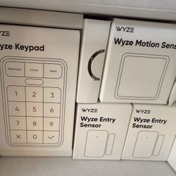 Wyze Home Security System Core Kit with Hub, Keypad, and Motion and Entry Sensors (2), plus 6 months of 24/7 Professional Monitoring (mandatory additi