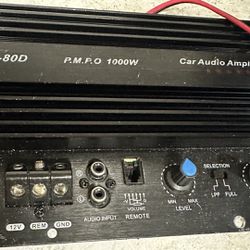 1000 watts Amp for Subwoofers