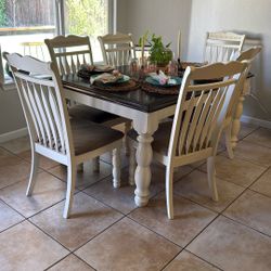 Dining Table 6 chairs 