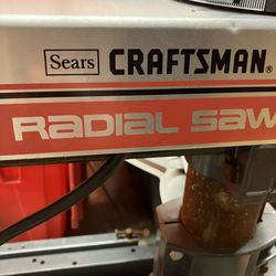 Craftsman Radial Arm Saw 