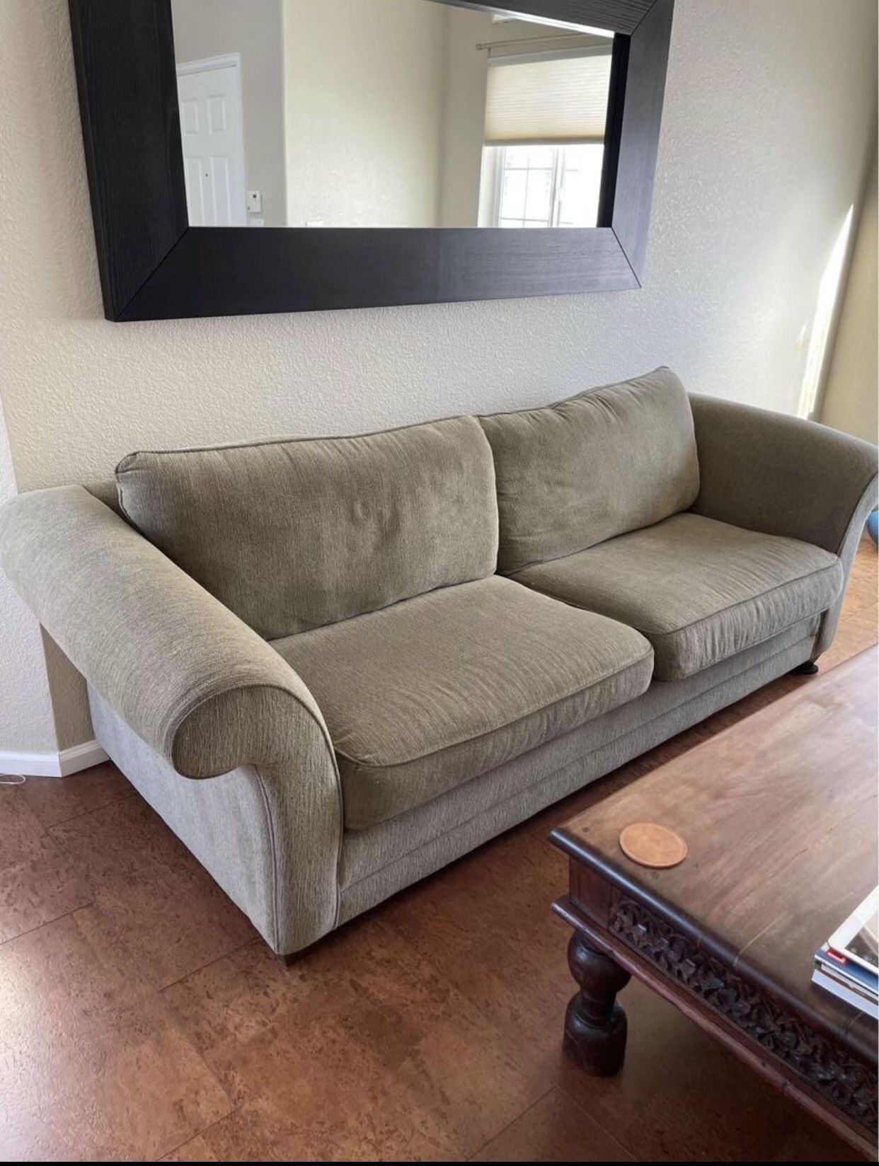 Sage Green Couch Good condition