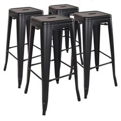 Set Of 4 Bar Stools 