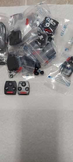 Dandkey 2/3/4 Buttons Rubber Key Pad For Honda Fit Accord Civic  