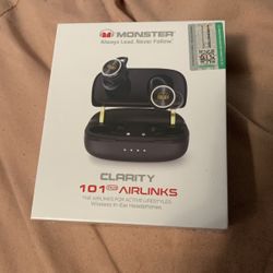 Monster Clarity 101Plus AirLinks Wireless Earbuds, Bluetooth 5.3 in-Ear.
