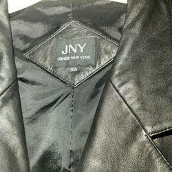 JNY Jones New York Leather Jacket