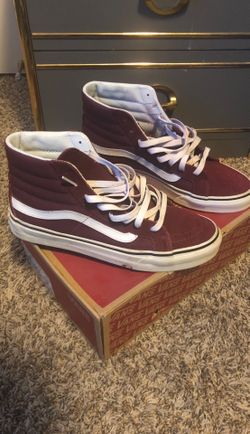 Maroon vans