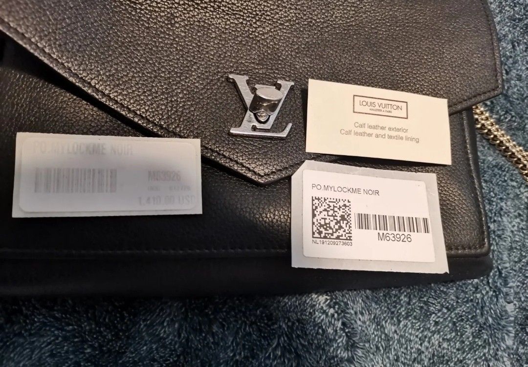 LOUIS VUITTON Pochette Mylockme 2way Shoulder Bag M63926 Leather Noir Used  Women for Sale in Kent, WA - OfferUp