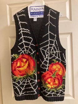 Halloween sweater vest