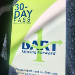 Monthly Delaware DART bus pass