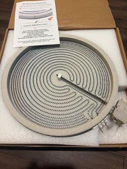 00 WB30T10146 12-inch Single Radiant Surface Element for GE Stove Upgraded 12" Single Electric Range Burner Replacement for GE Frigidaire and K