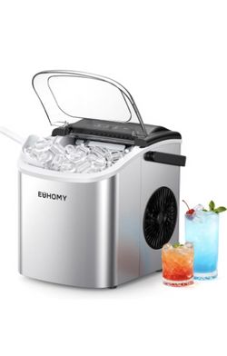 EUHOMY Countertop Ice Maker Machine