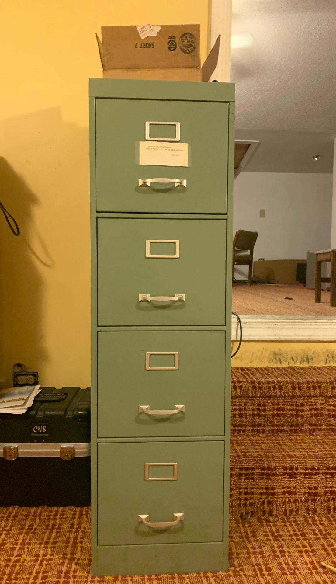 4 drawer file cabinet