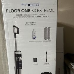 Tineco floor one  s3 extreme vacuum, And Wet Mop, Self Cleaning.  cordless 