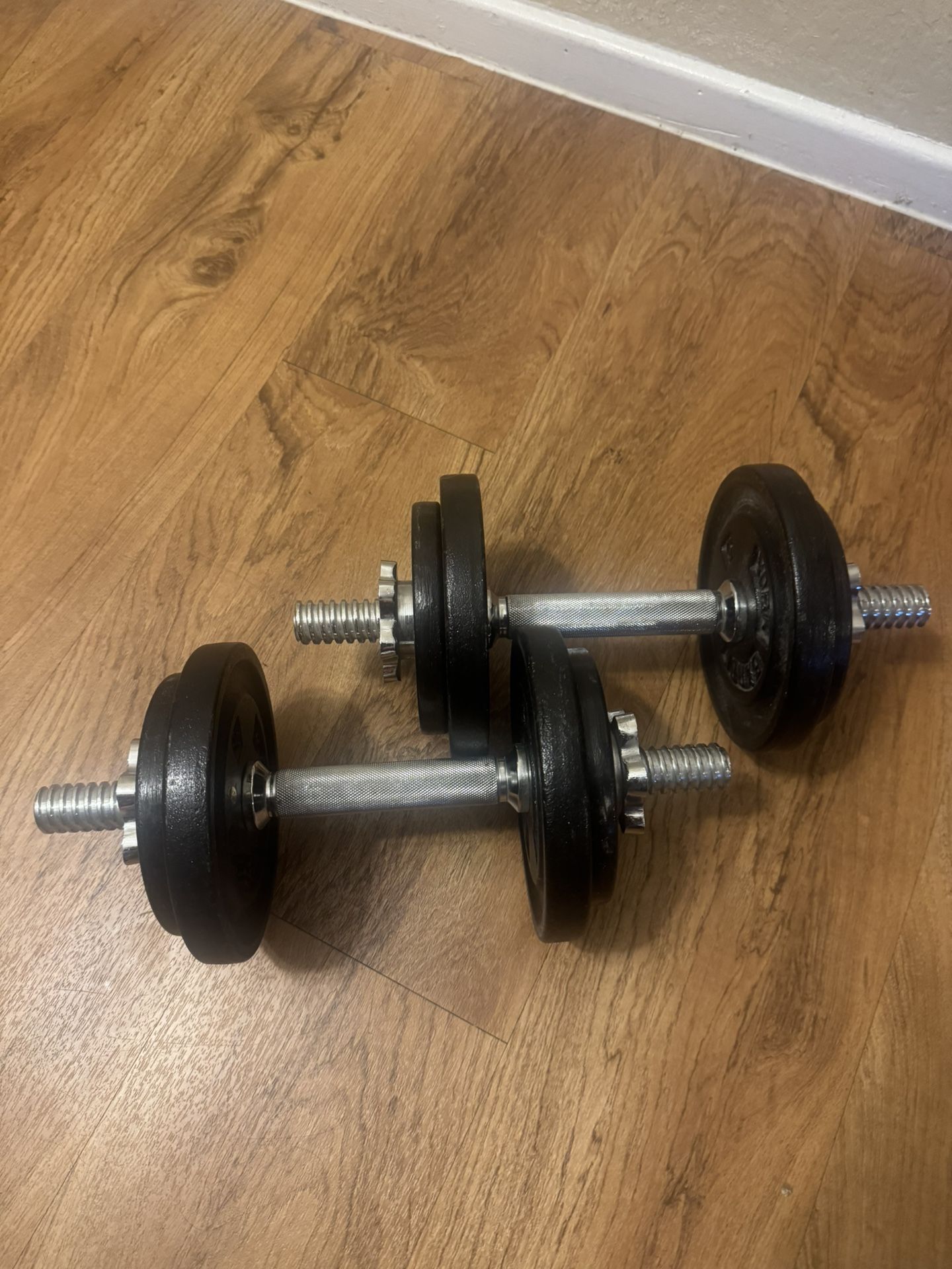 York Dumbbells 30LB total