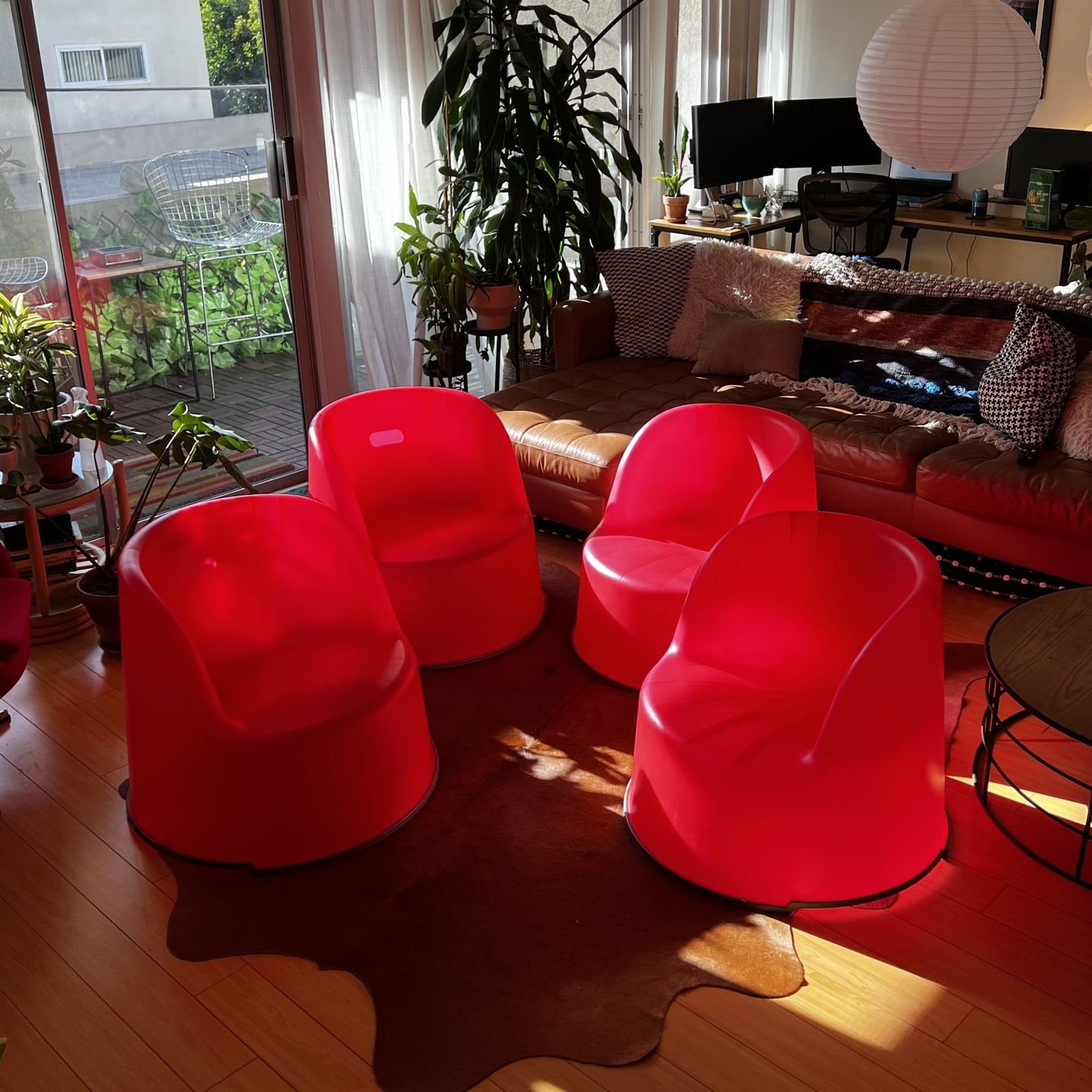 Rare Vintage IKEA Kimme Stackable Tub Chairs circa 2003 Price for Set of 4 Chairs for Sale in Los Angeles CA OfferUp