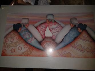 Signed vintage Amando Pena print from the hooshang gallery 1984