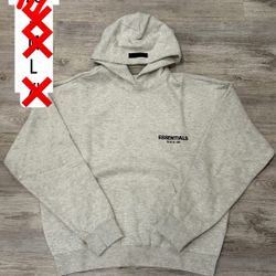 Light Oat Essential Hoodie 