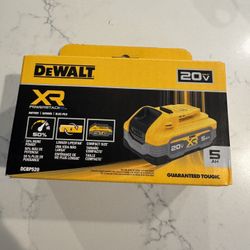 DEWALT XR POWERSTACK 20 -Volt 1 -Pack Lithium-ion ( 5 Ah Battery )BRAND NEW 