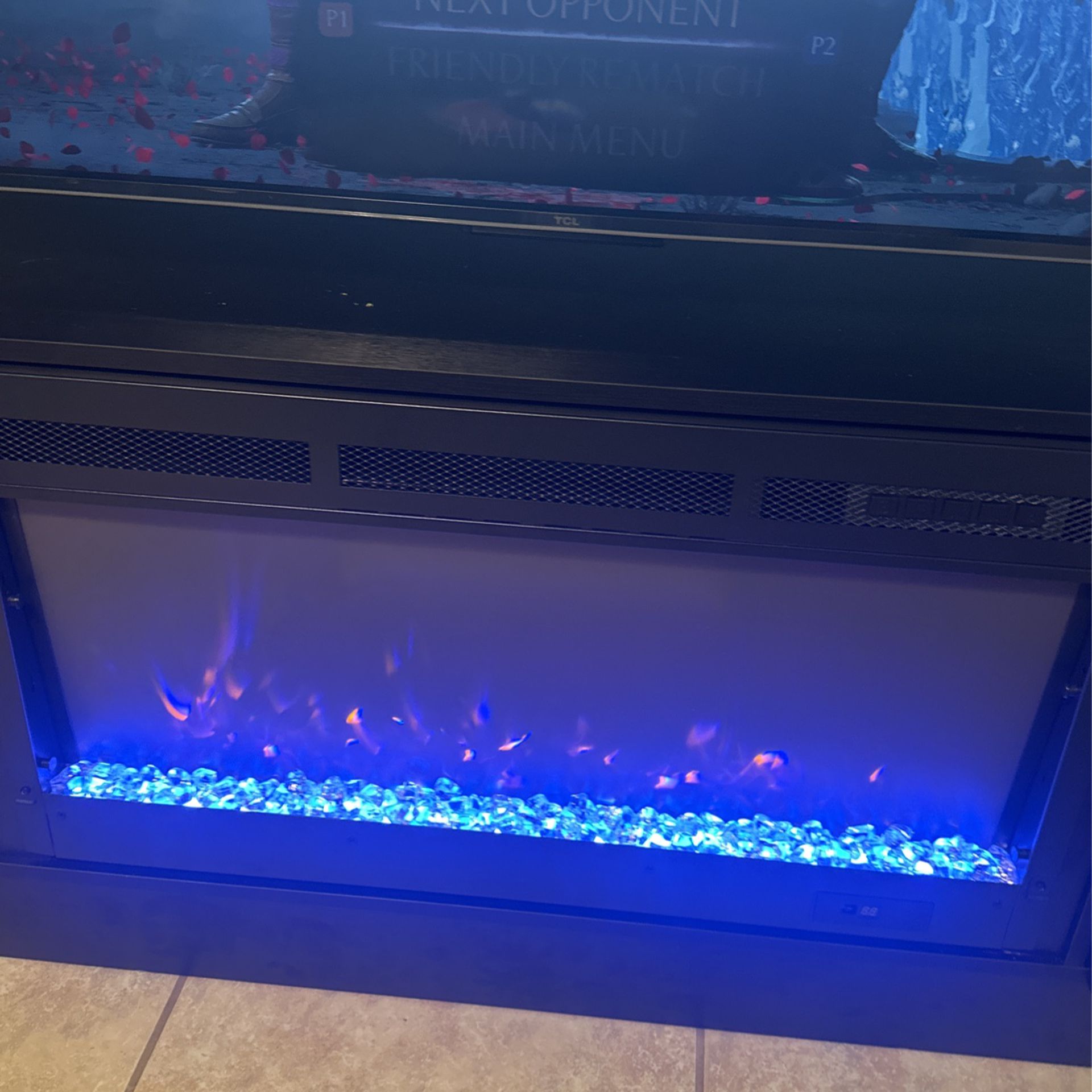Electric Led Fireplace (not Tv Stand)