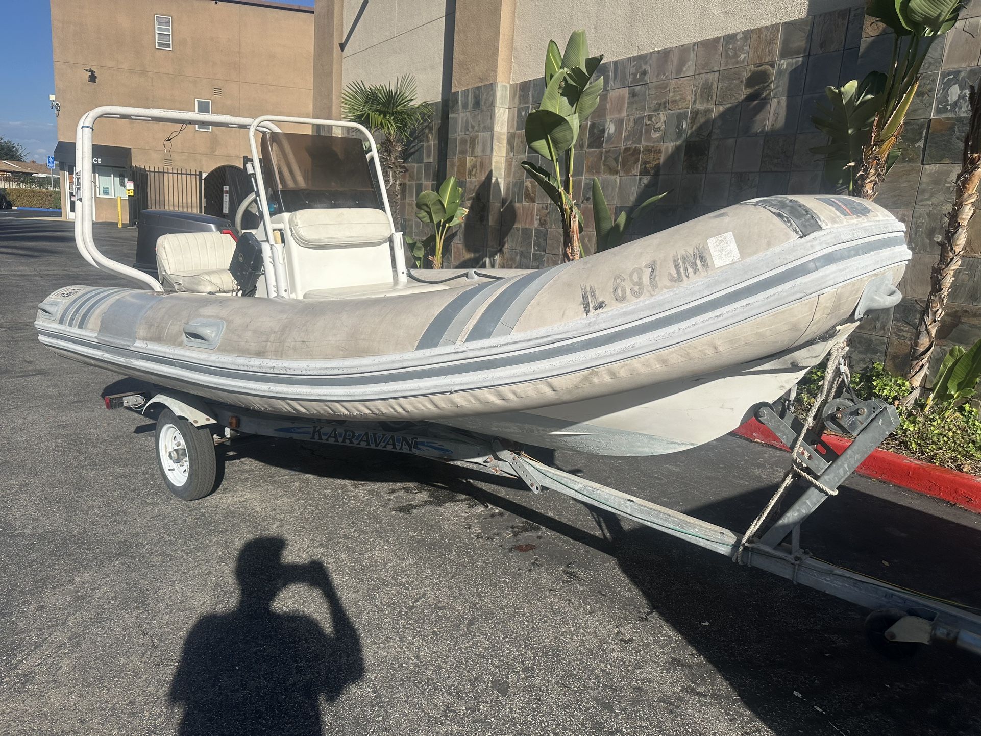  2000 15’ AB RIB INFLATABLE BOAT ONLY 