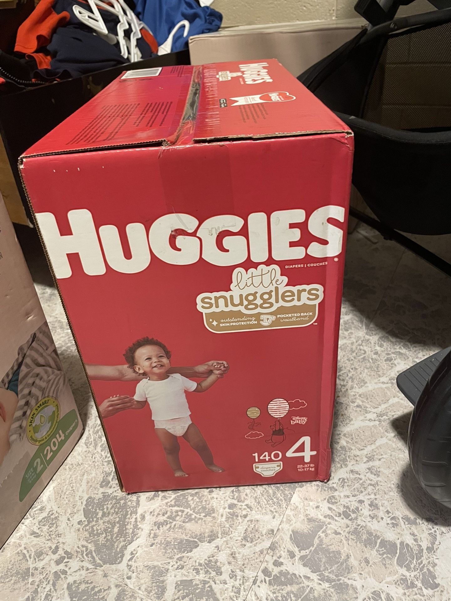 Huggies Letter Movers Baby Diapers Size 4 140count