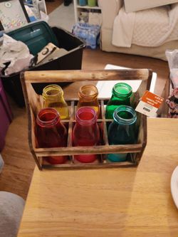 Multicolor Containers And Holder