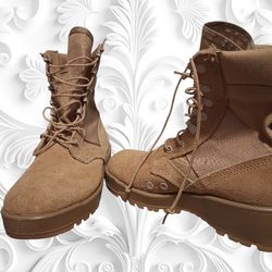 Army Combat Weatherproof Boots New Never Worn Size 4 Men Equal To Size 6 Or 6 1/2 Women