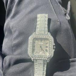 Cartier Watch Iced Out 