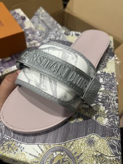 Pink dior sandals