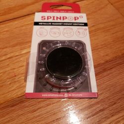 Spin pop metallic magnet mount