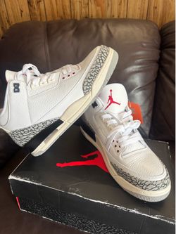Ds Jordan 3 white cement reimagined size 11
