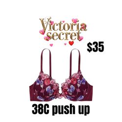 Victoria's Secret Push-Up Bra 38c dream angels 💖💖💖