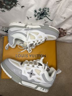 Grey Designer Louis Vuttion skates (shoes)