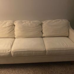 Cream 3-Seat Sofa