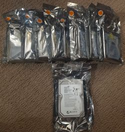 9 SEAGATE 9SK154-500 SV35.5 1TB HARD DRIVES * USED*