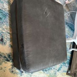 Ottoman AFW Stone Washed Faux Leather 