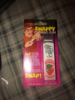 Snappy chewing gum collector item
