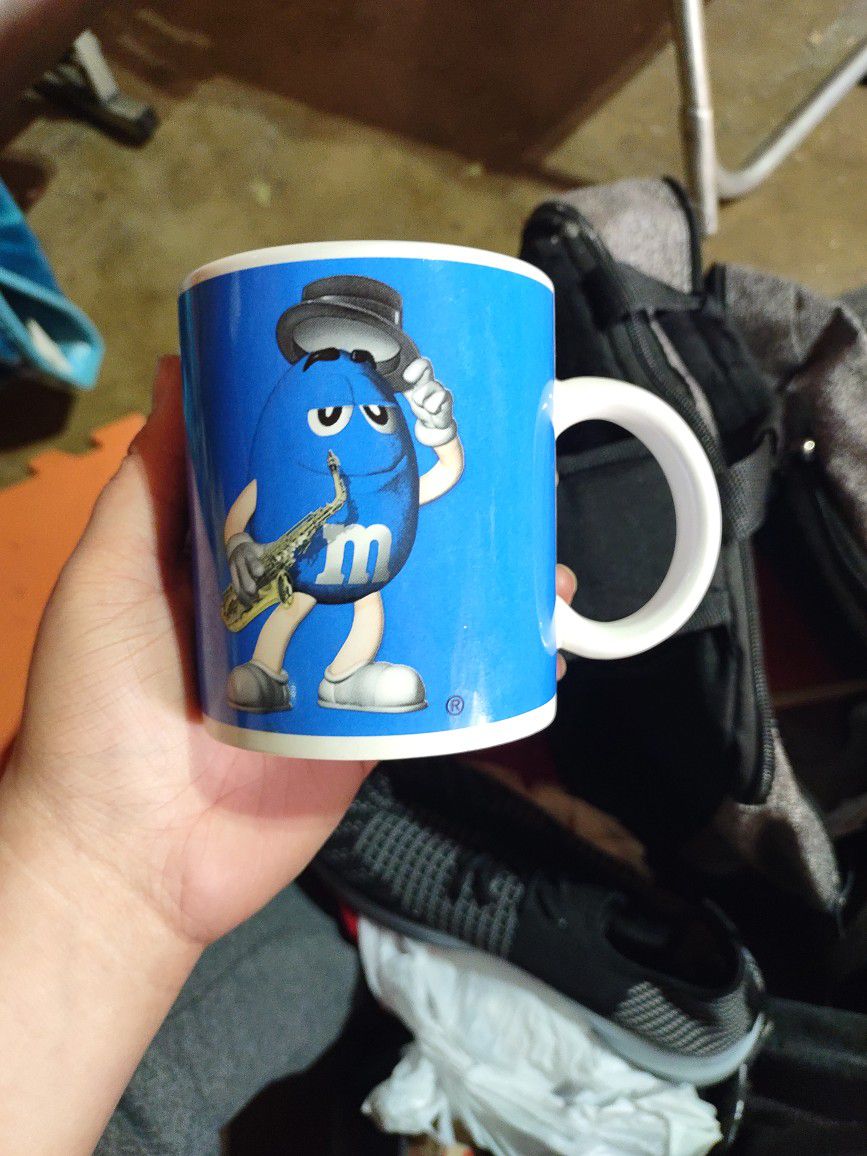 Blue M&M Coffee Mug