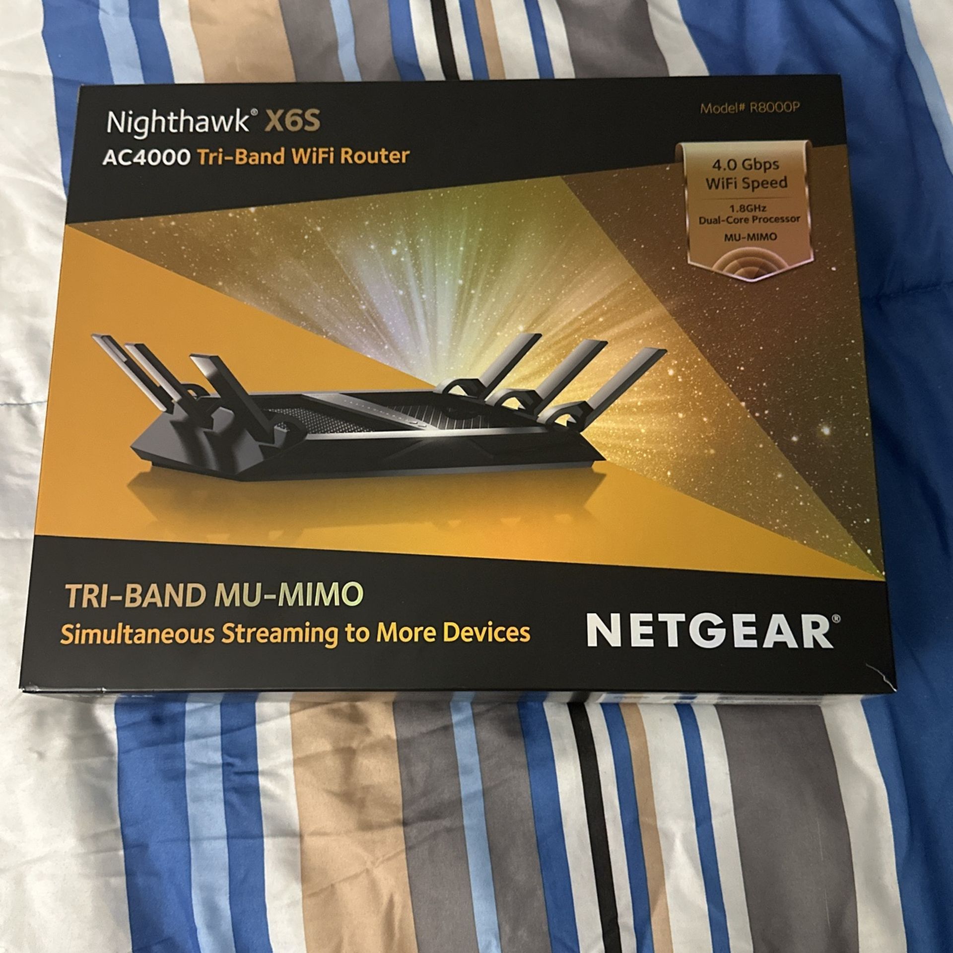 Nighthawk X6S AC4000 Tri-Band WiFi Router
