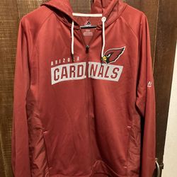 Men’s Large Cardinals Zippered Hoodie Jacket