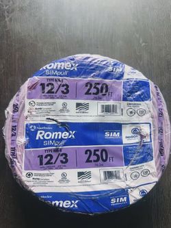 romex 12/3  250ft 170$