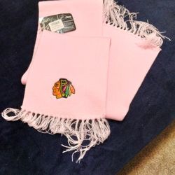 Pink Black Hawk Scarf, Never Used. 