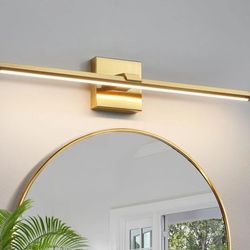 Ccycol 24in LED Bathroom Light Gold New 
