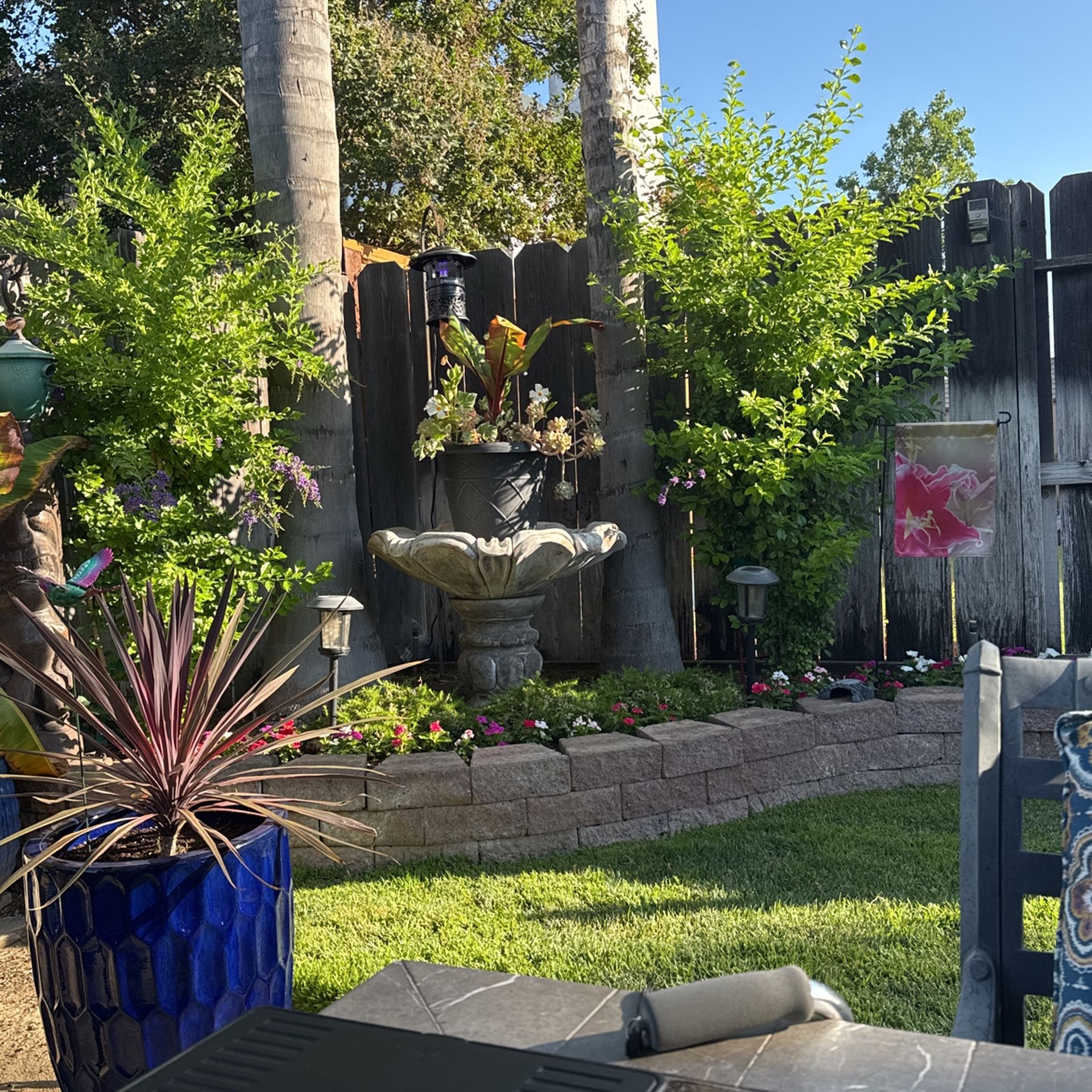 Cement Water Fountain