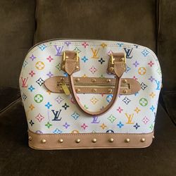 Louis Vuitton White Multi Colored 