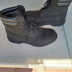 Size 7 Black Leather Women Timberland Boots