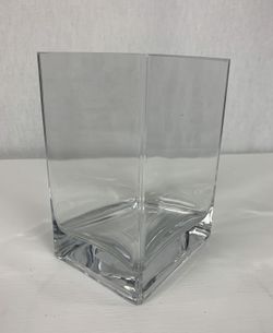 2 Small Rectangle Vases 