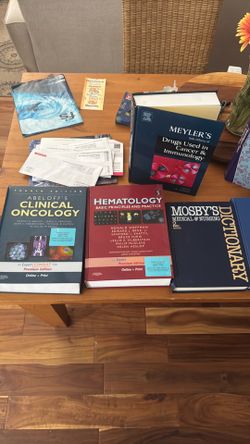 Medical Textbook Lot – 8 Hardcover Medical References | Oncology, Hematology, Anatomy, Cardiology & More