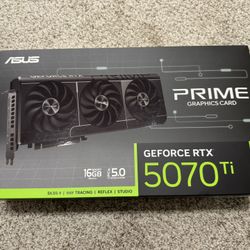 ASUS - PRIME NVIDIA GeForce RTX 5070 Ti 16GB GDDR7 PCI Express 5.0 Graphics Card - Black